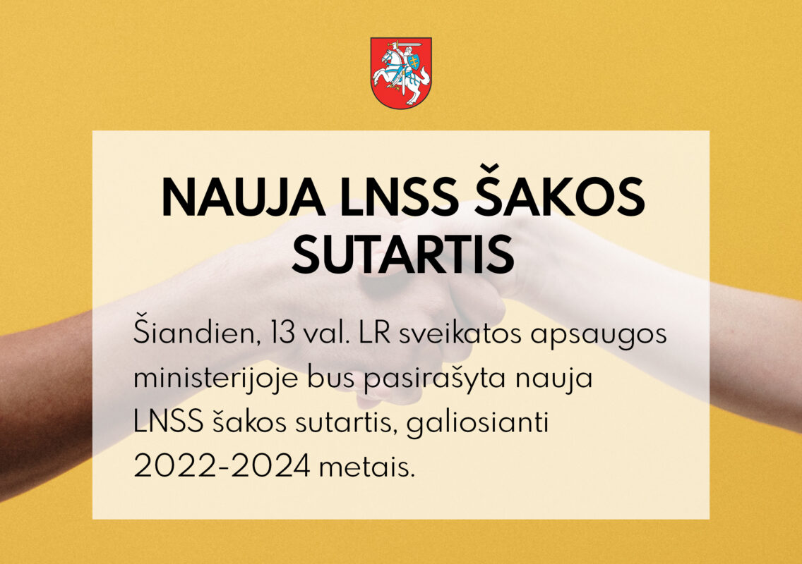 NAUJA LNSS ŠAKOS SUTARTIS